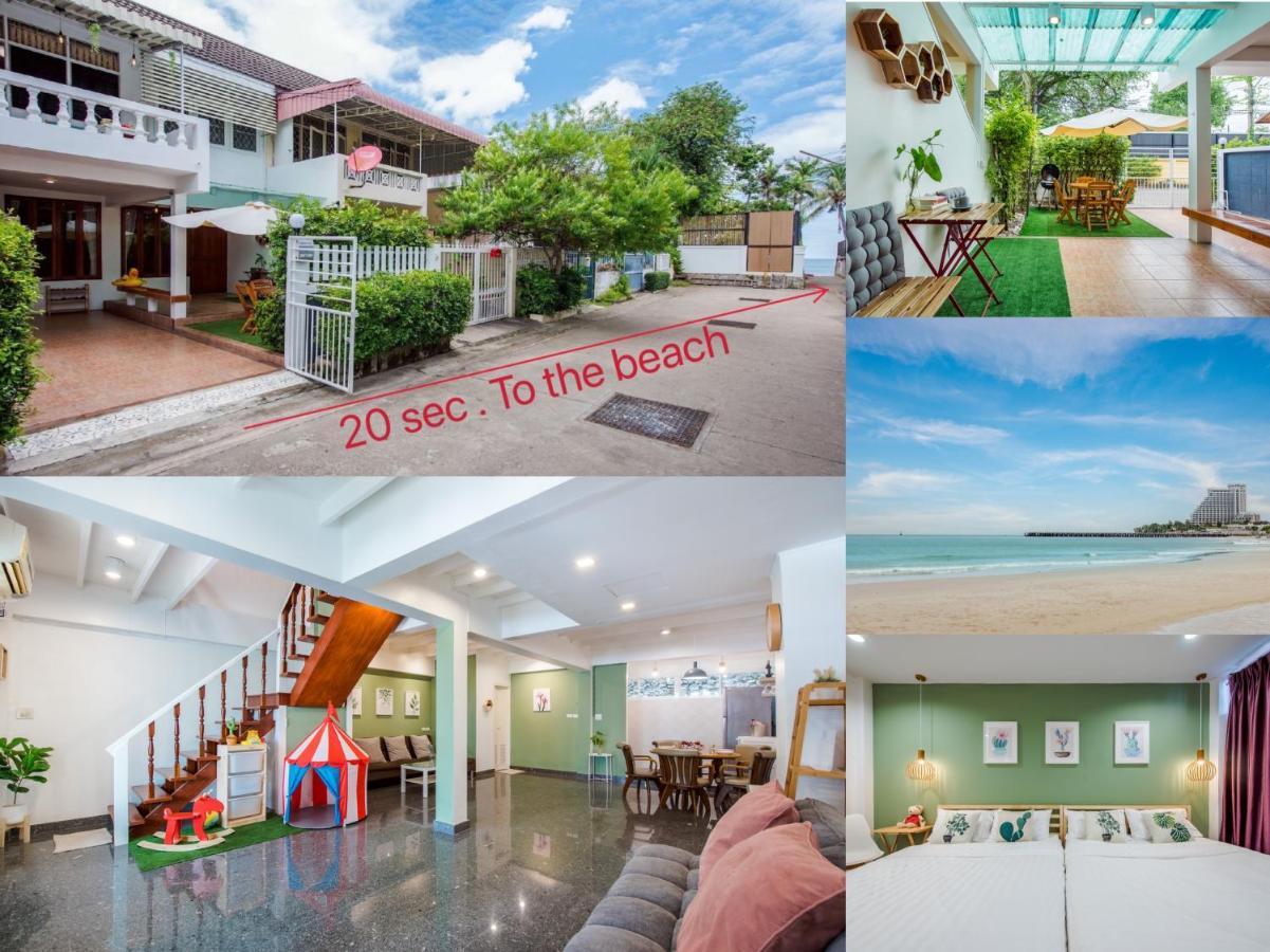 White Beach House Hua Hin 20 Second To The Beach Buitenkant foto